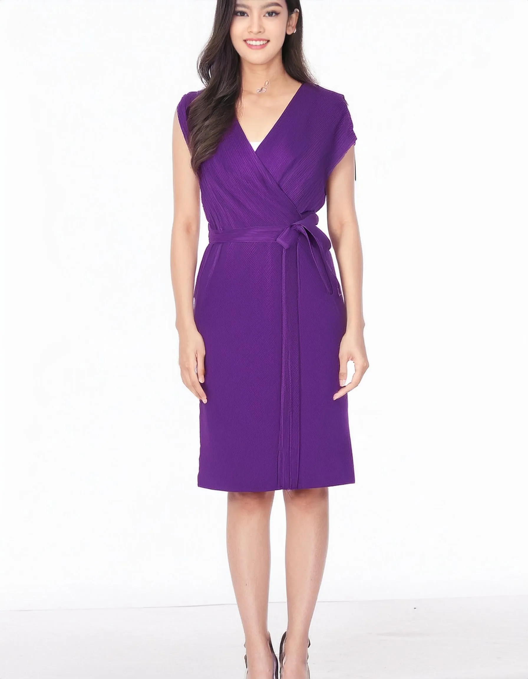 Amethyst Dream Wrap Dress