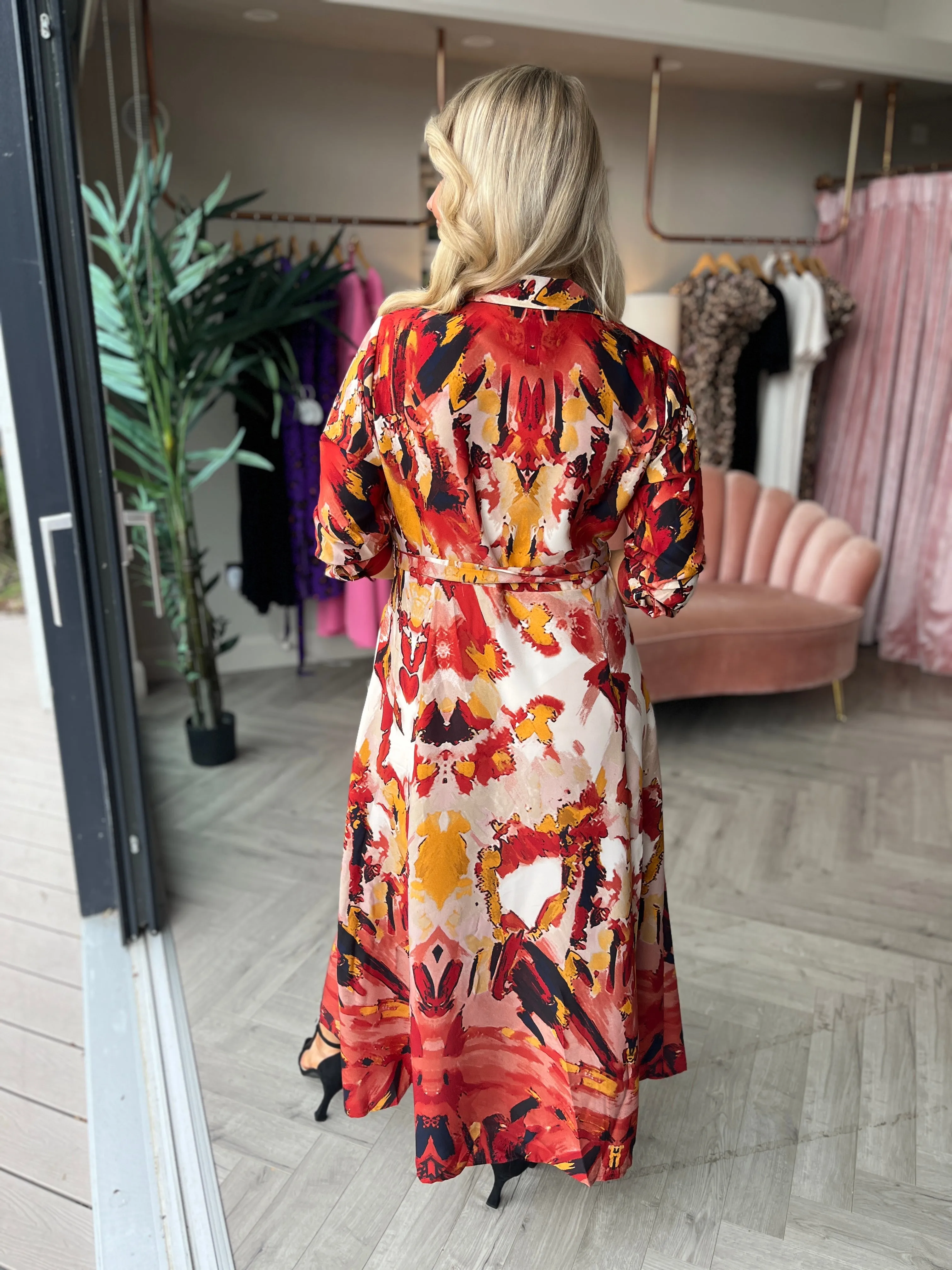 Angela Abstract Dress