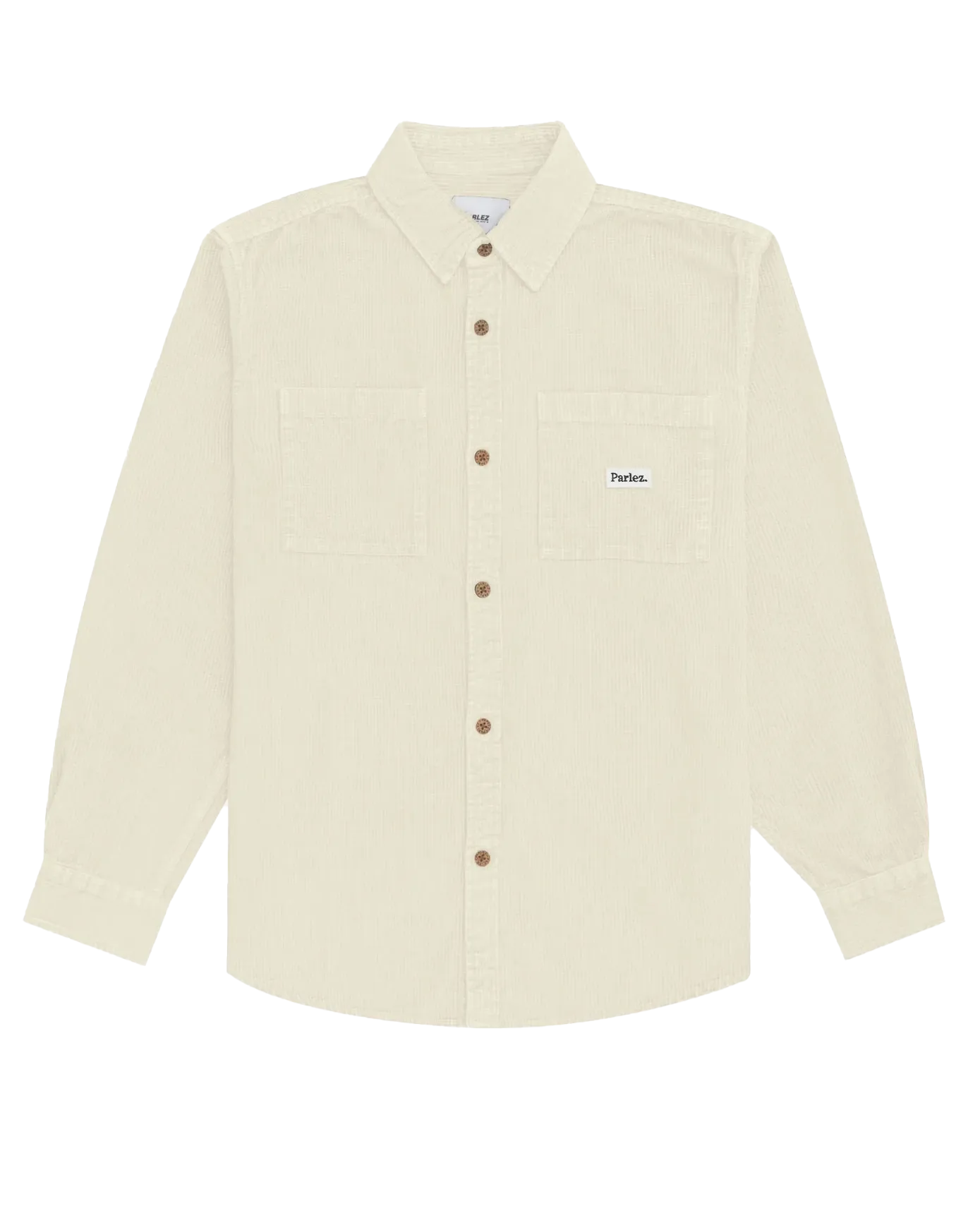 Ayr Cord Shirt in Ecru