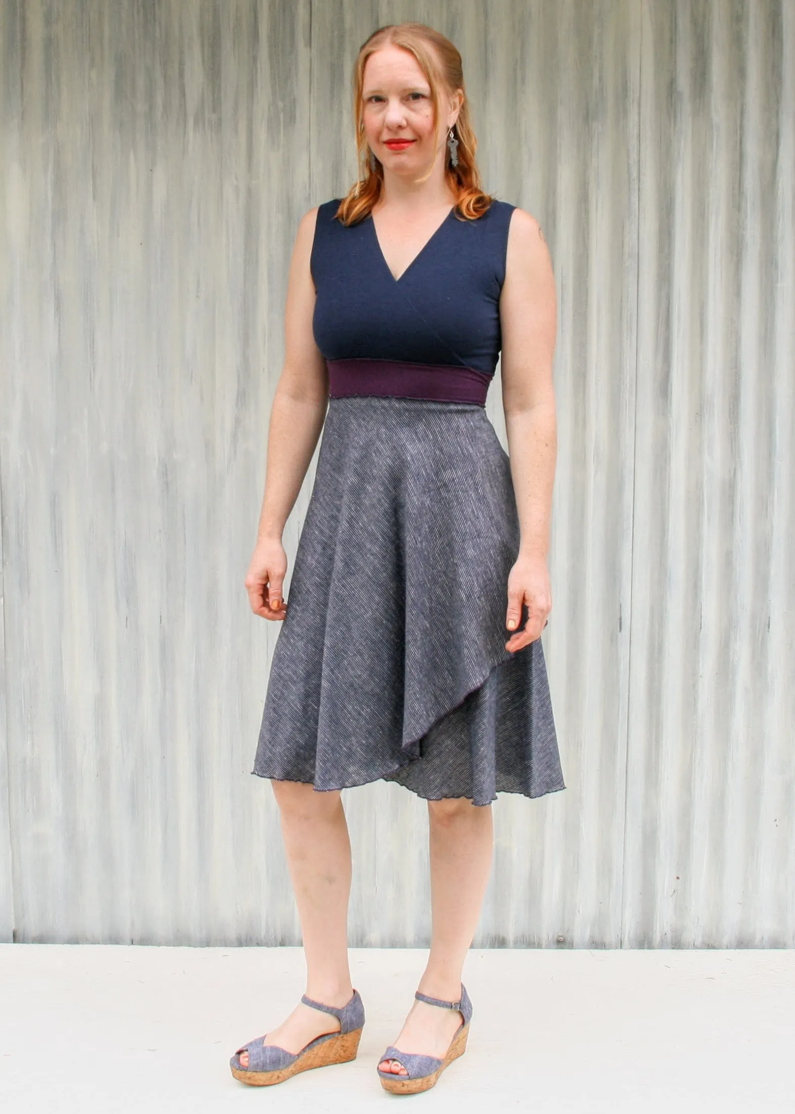 Blueberry Wrap Dress