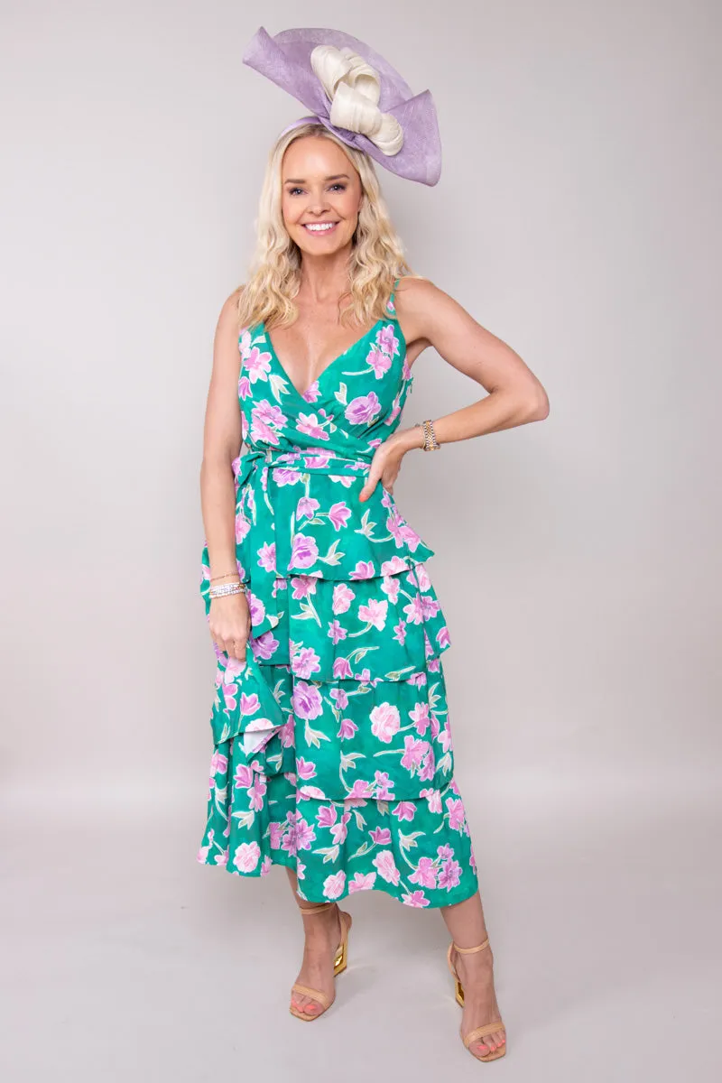 Divine Bloom Maxi Dress (Small)