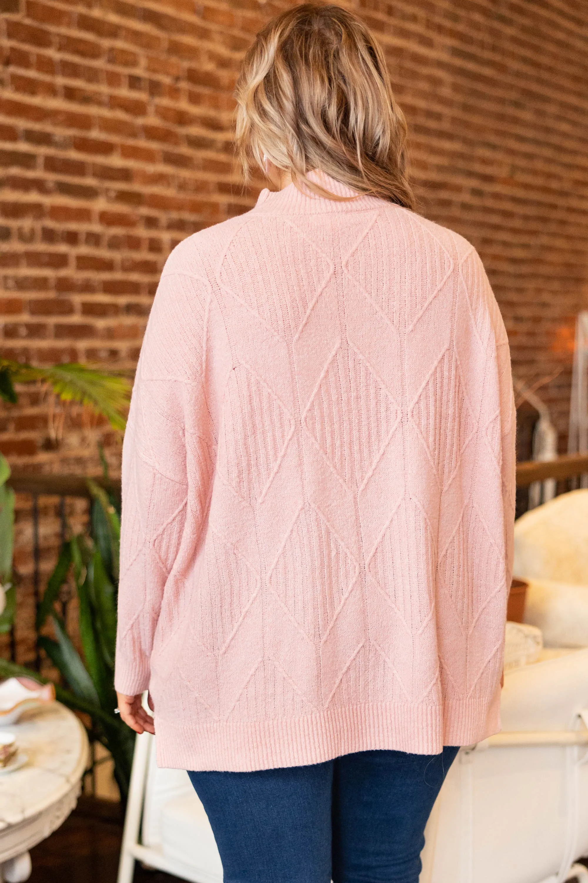 Enchanting Evenings Sweater, Blush