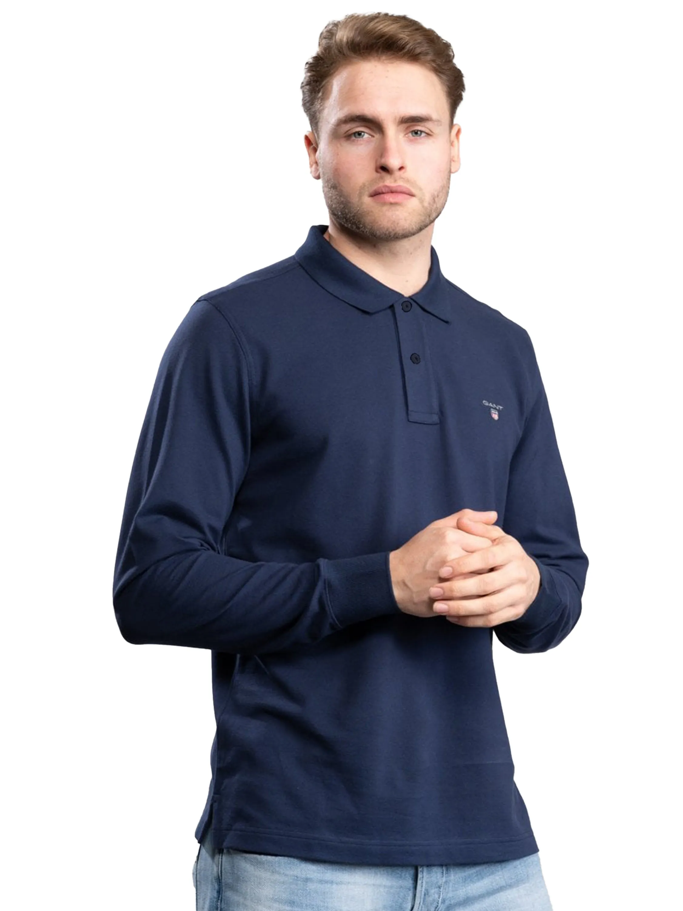 Gant | Mens Long Sleeve Polo Shirt