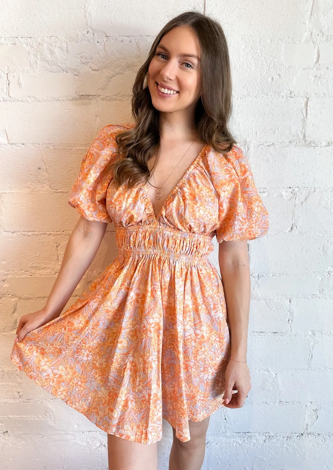 Georgia Peach Dress