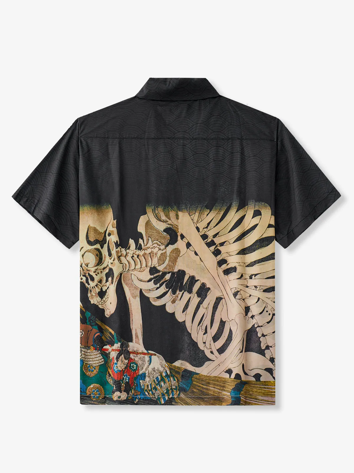 Japanese Masterpiece Soma No Kudairi Gradient Cotton Camp Shirt