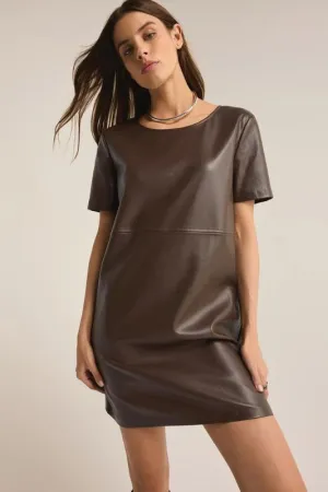 London Faux Leather Dress