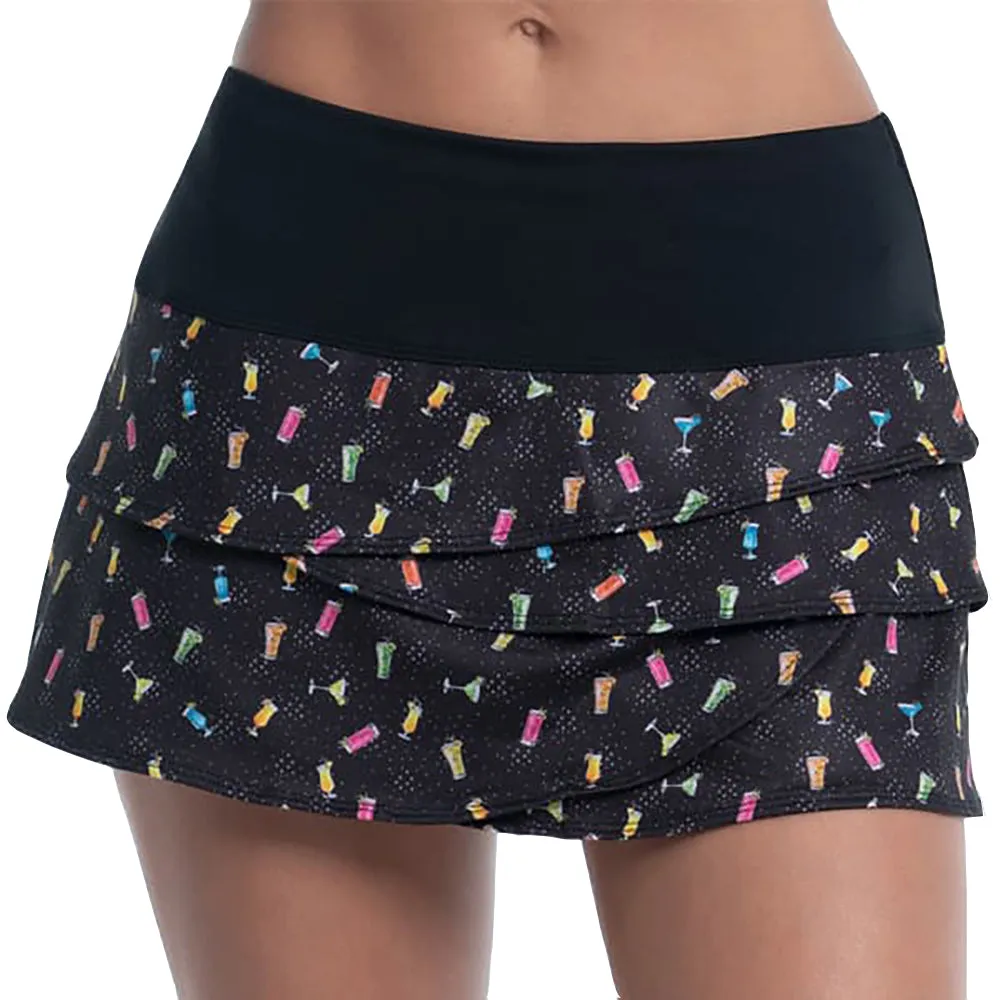 Lucky In Love Bottoms Up 12 Inch Womens Tennis Skirt