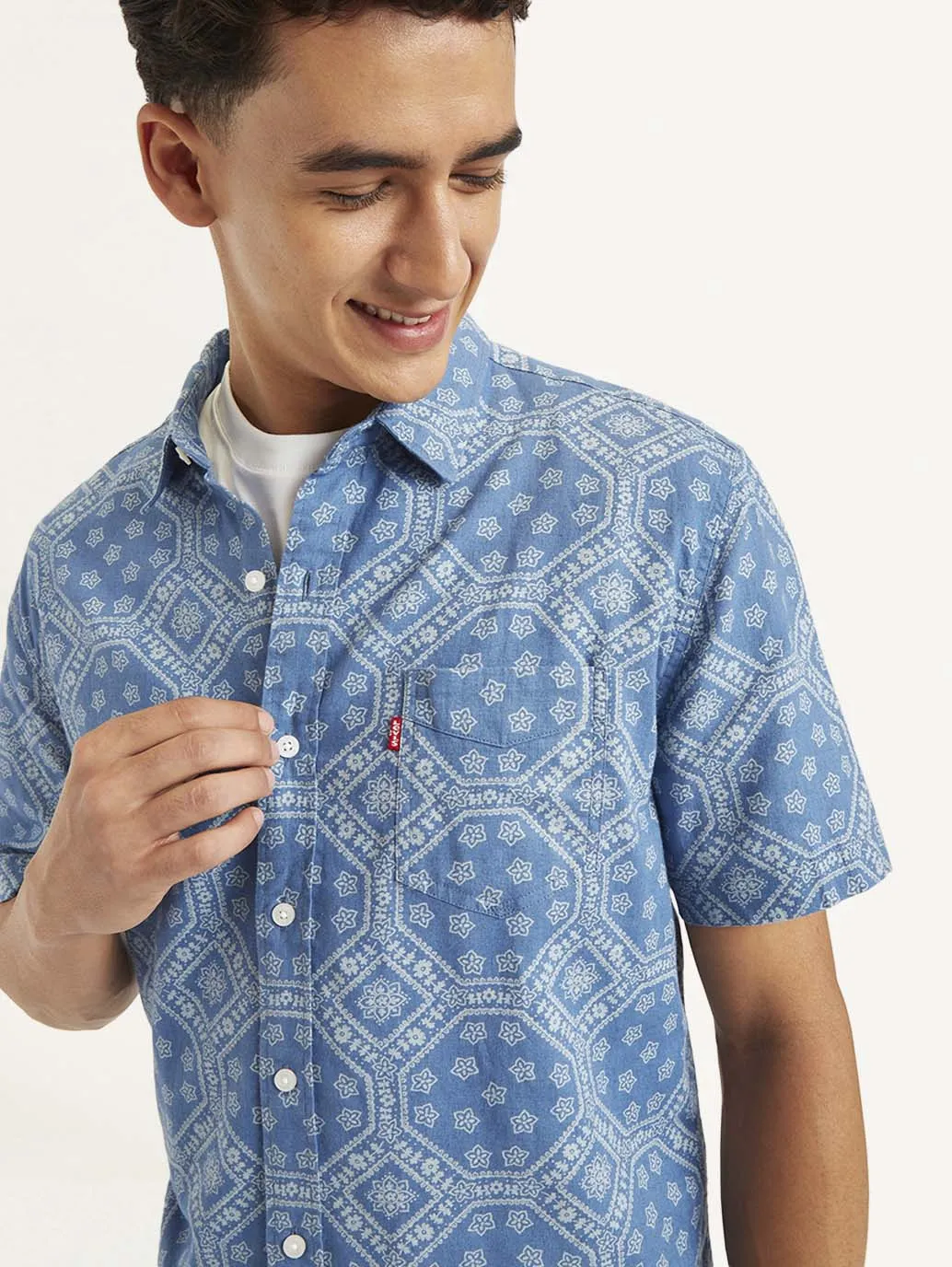 Men's All Over Print Regular Fit Shirt