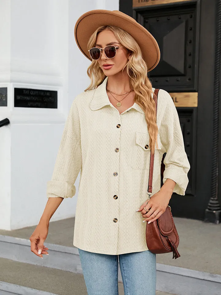 Nsquared Collared Neck Buttoned Shirt