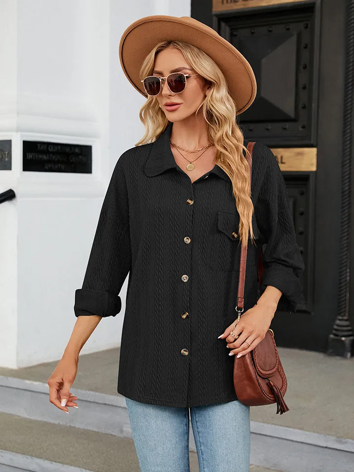 Nsquared Collared Neck Buttoned Shirt