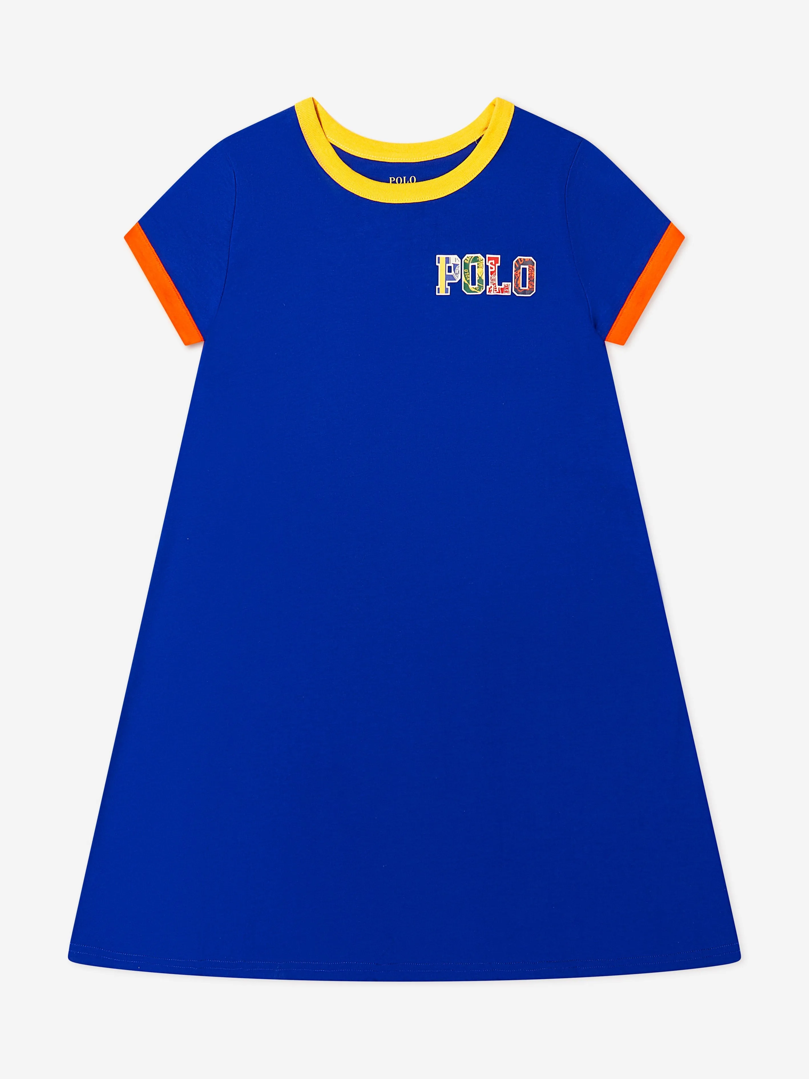 Ralph Lauren Girls Jersey Logo Dress