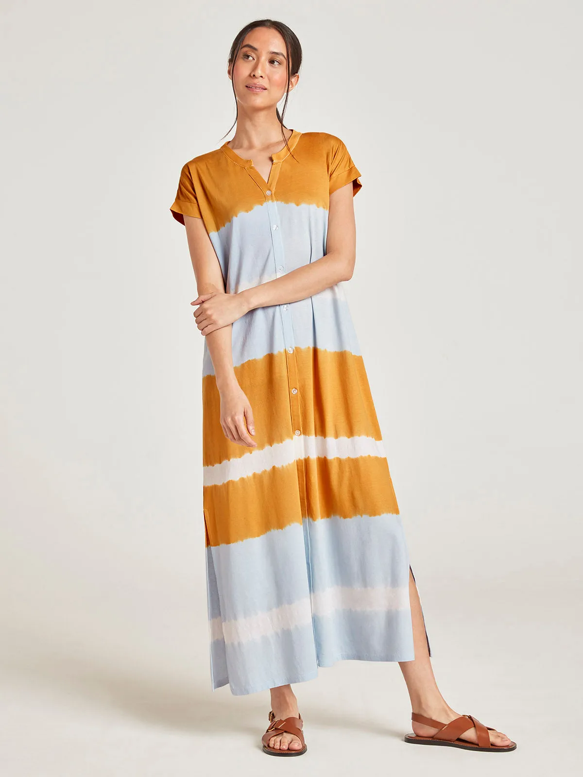 Rune Tencel™ Tie Dye T-Shirt Maxi Dress - Multi