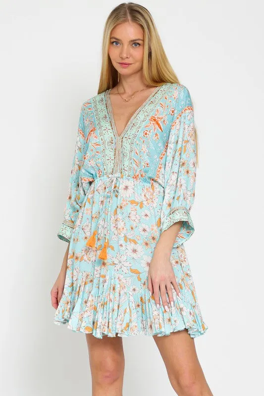 Sasha Dolman Sleeve Mini Dress