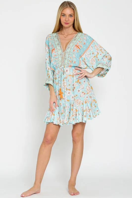 Sasha Dolman Sleeve Mini Dress