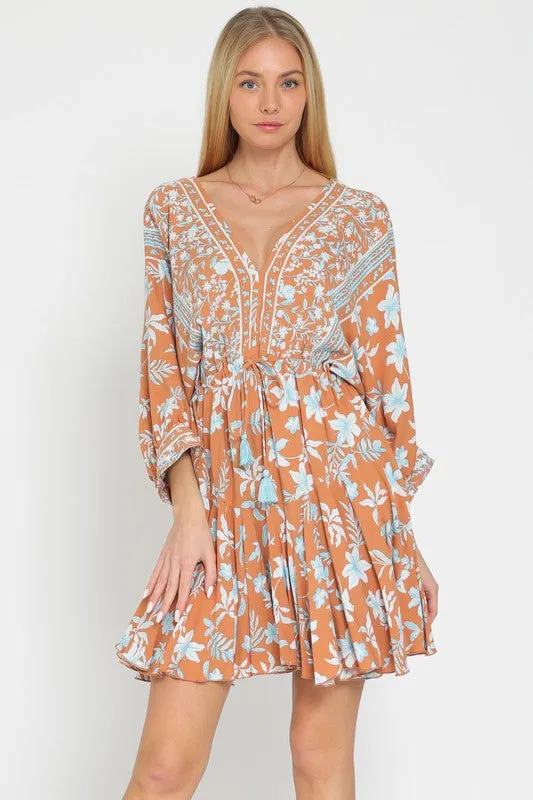 Sasha Dolman Sleeve Mini Dress