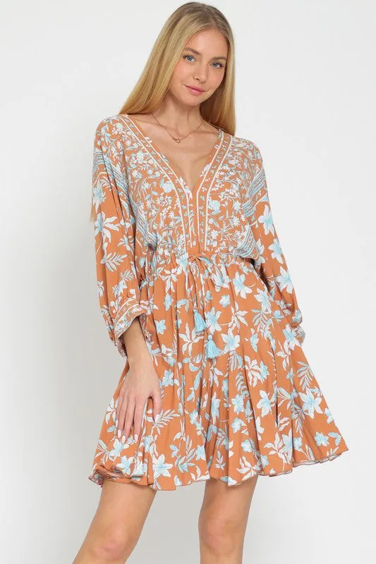 Sasha Dolman Sleeve Mini Dress