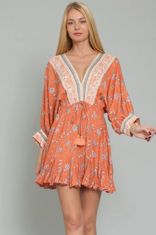 Sasha Dolman Sleeve Mini Dress