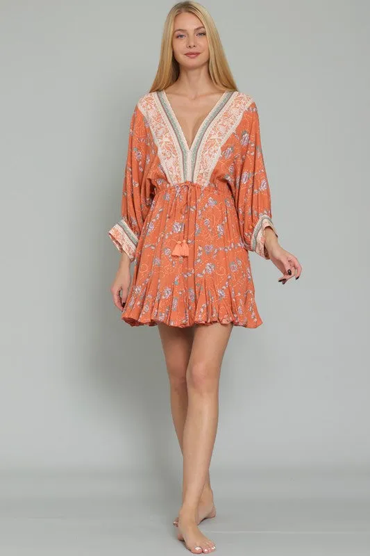 Sasha Dolman Sleeve Mini Dress