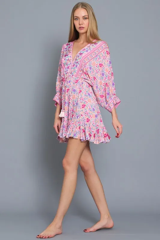 Sasha Dolman Sleeve Mini Dress