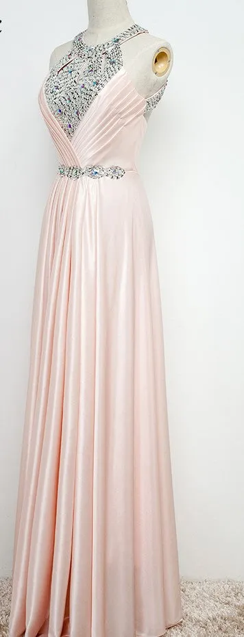 Satin Formal Prom Party Gown at Bling Brides Bouquet Online Bridal Store