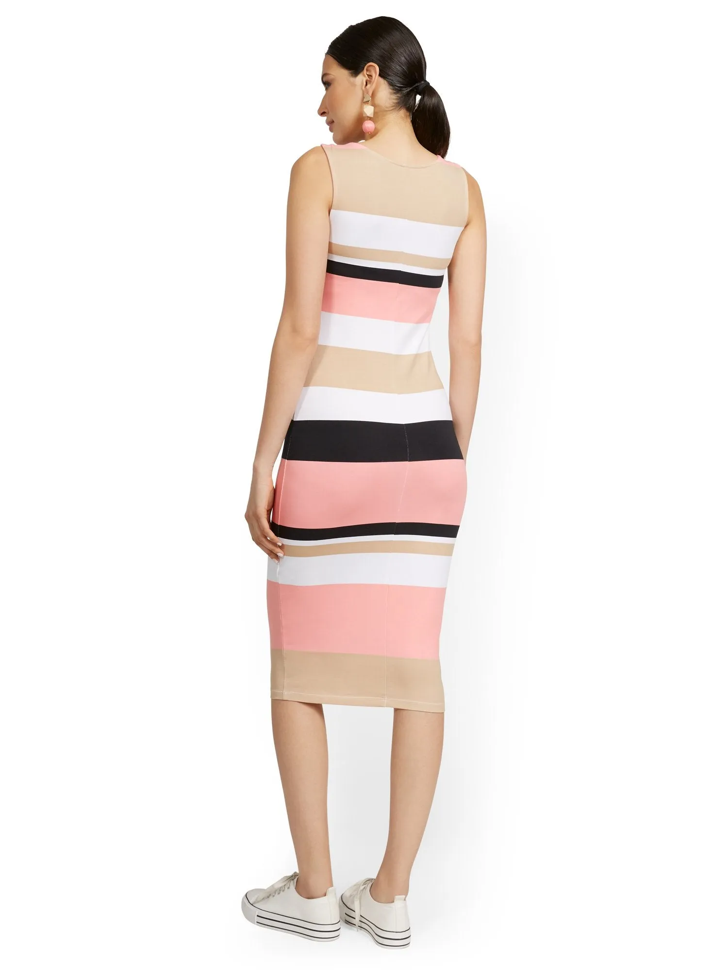 Striped Tank Midi Dress - Everyday Collection