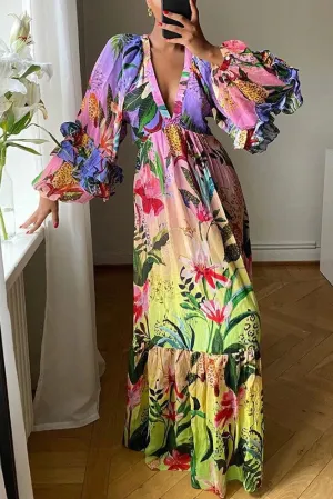 TastyHottie - Floral Dress Long Dress Maxi Dress