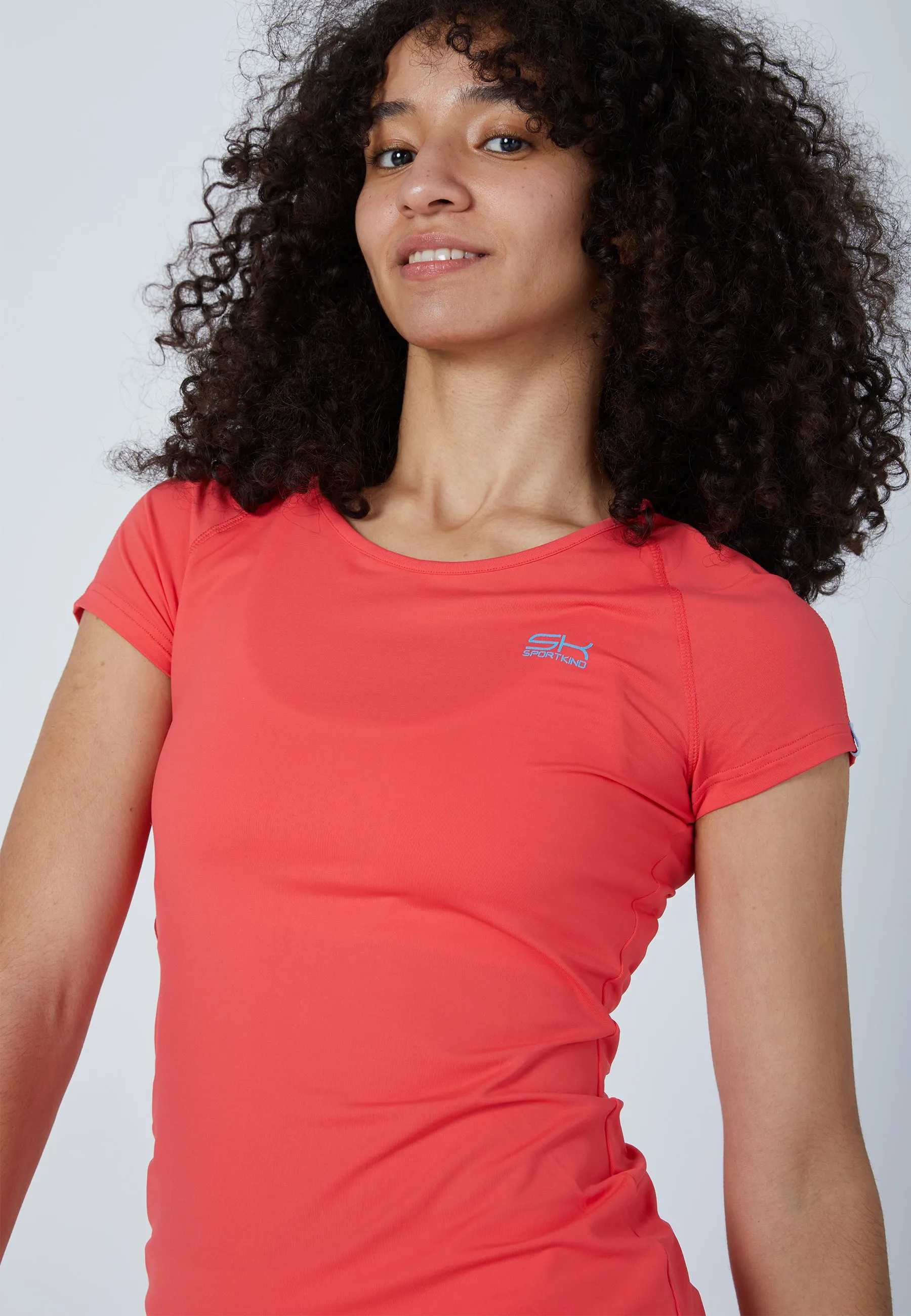 Tennis Capsleeve T-Shirt, peach