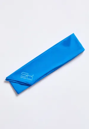 Tennis headband / sweatband, cyan blue