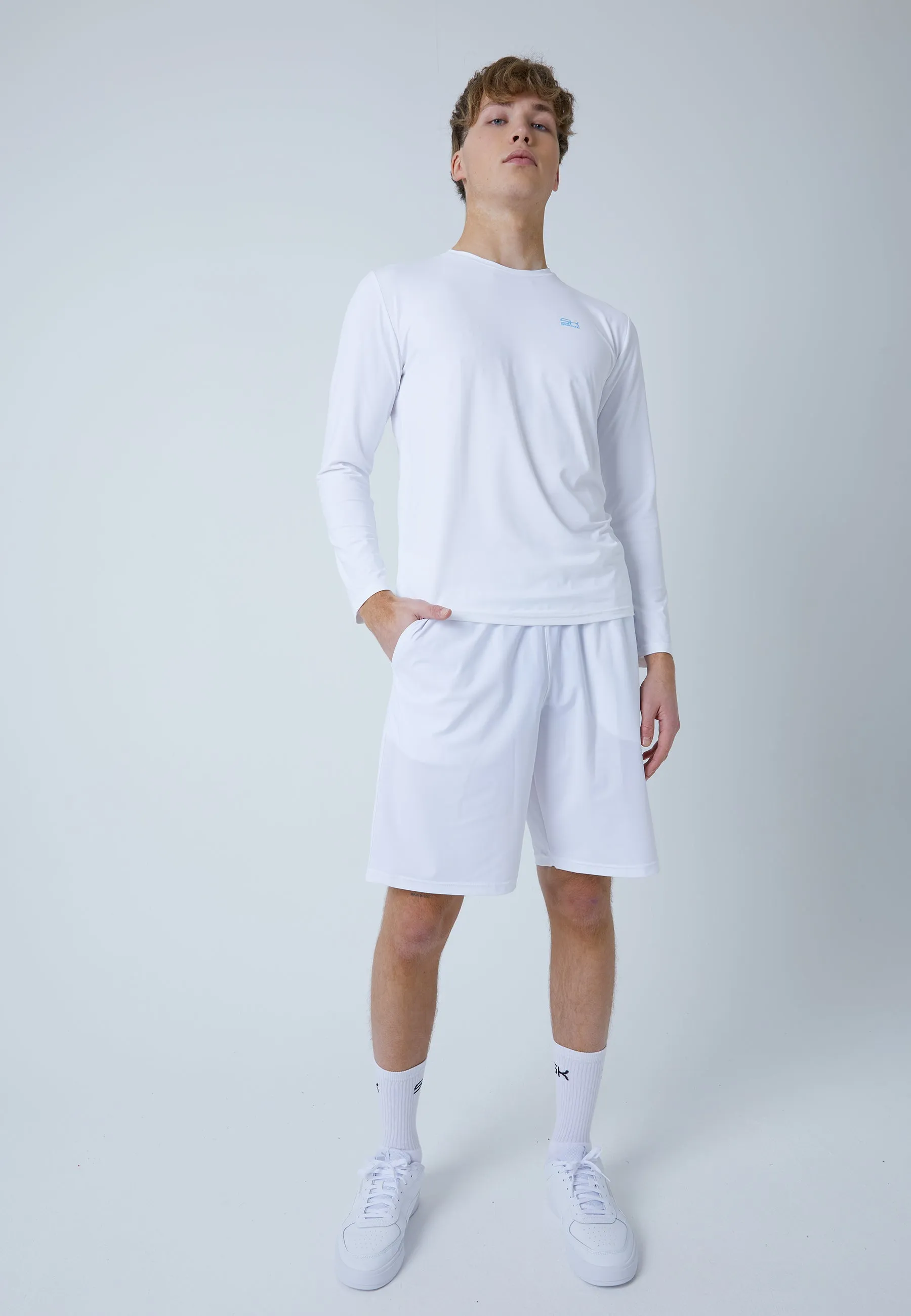 Tennis Longsleeve Shirt, white