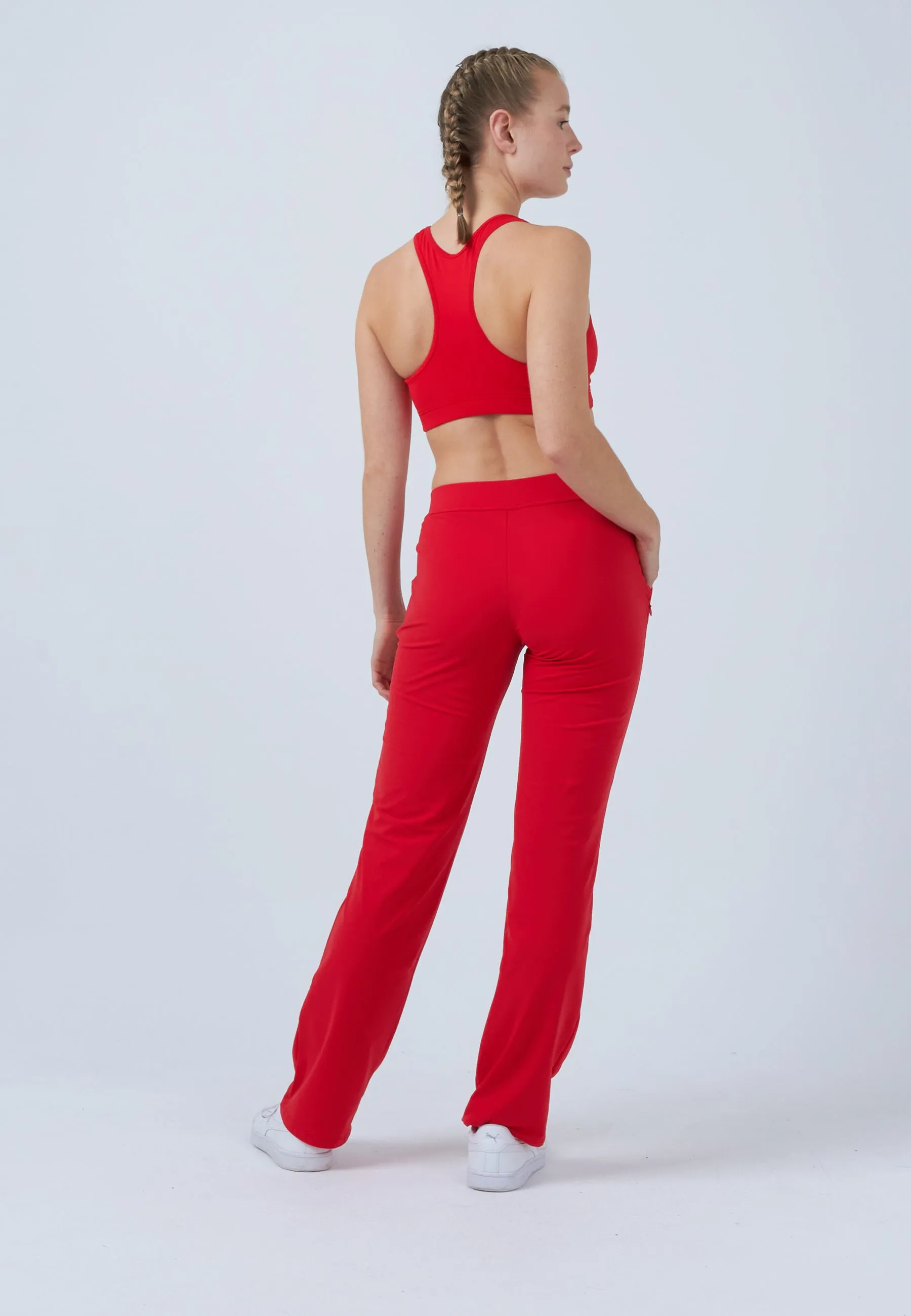 Tennis Tracksuit Pants, red