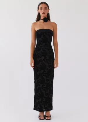 Trouble Love Maxi Dress - Black